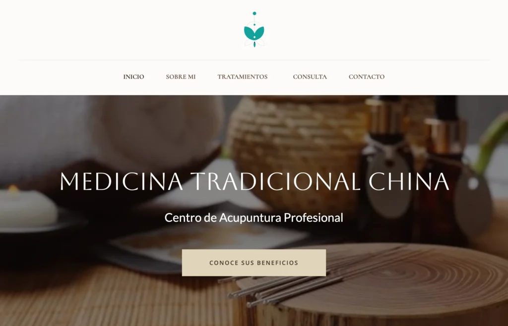Diseño web para Acupuntura Marina Alta