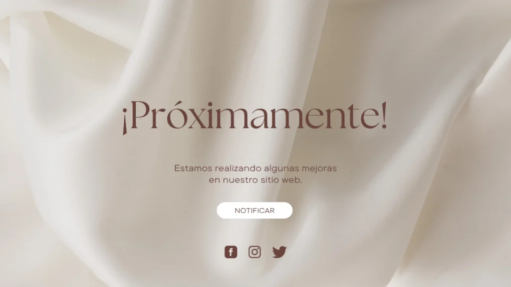 Próximo proyecto web